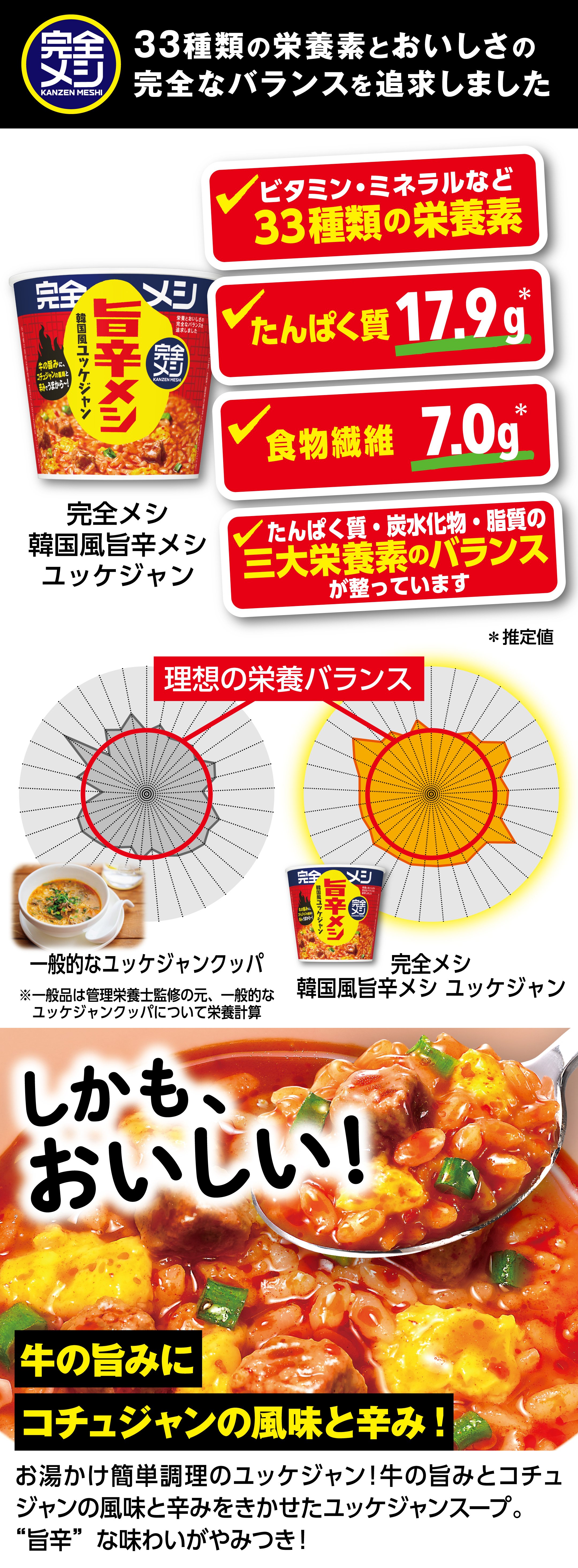 完全メシ　韓国風旨辛メシ　ユッケジャン